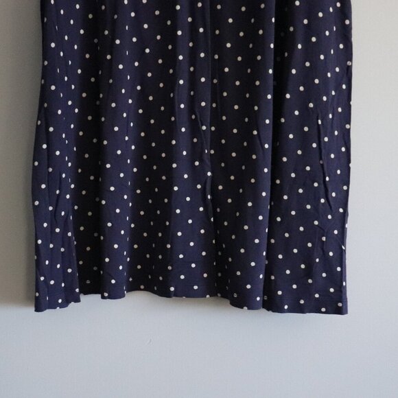 Old Navy Women's MP Blue Polka Dot Sleeveless Midi Length Casual Stretch Dress - Picture 7 of 9